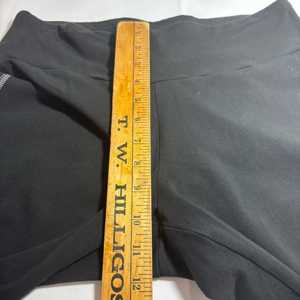 Express Black Athletic Ankle Leggings Gray Stitching Size L NWOT Gym-wear - Picture 7 of 8